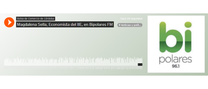 Magdalena Sella, Economista del IIE, en Bipolares FM